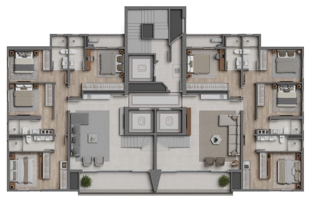 Apartamento, 3 quartos, 231 m² - Foto 1