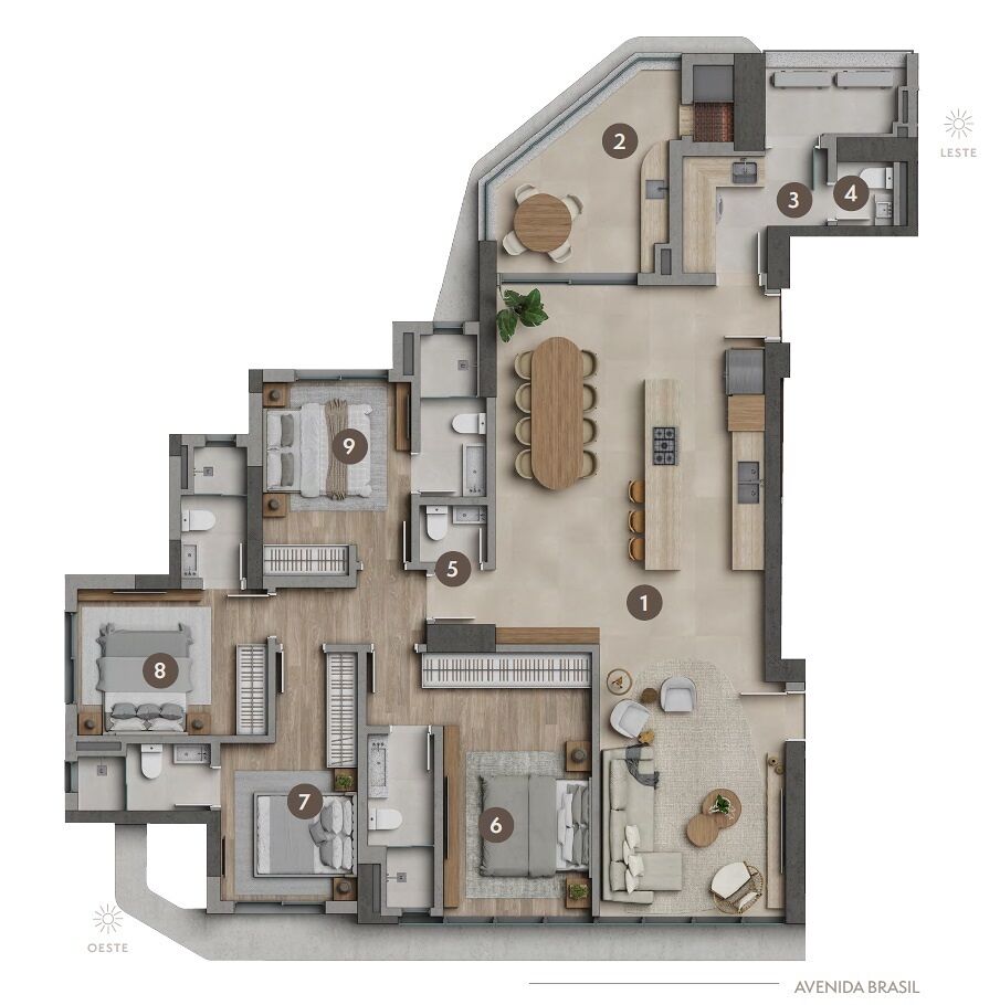 Apartamento, 4 quartos, 390 m² - Foto 3