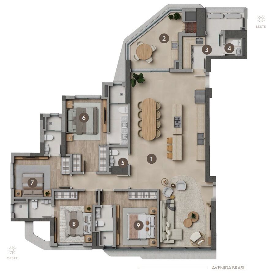 Apartamento, 4 quartos, 390 m² - Foto 5