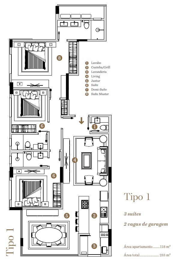 Apartamento, 131 m² - Foto 3