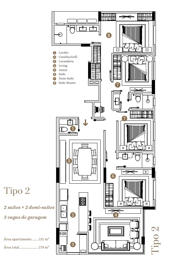 Apartamento, 131 m² - Foto 5