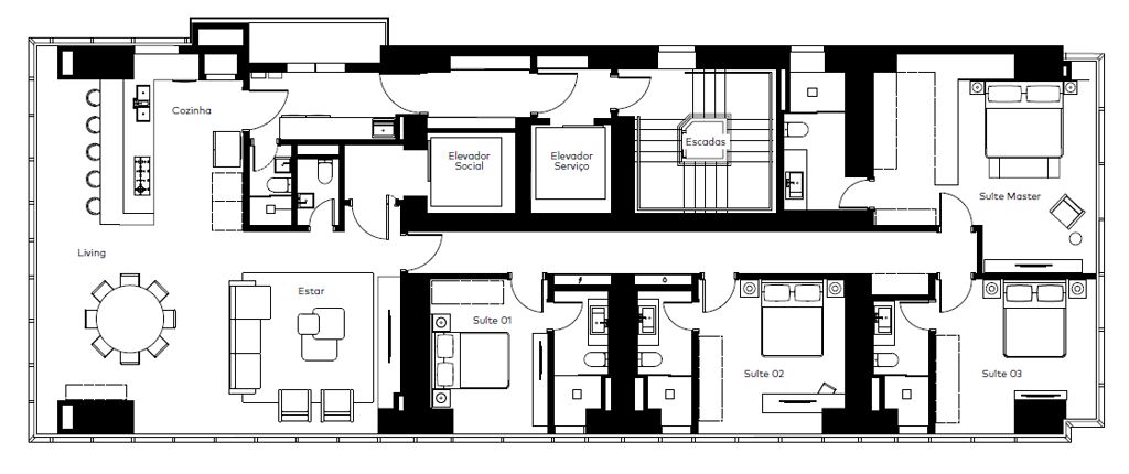 Apartamento, 248 m² - Foto 1