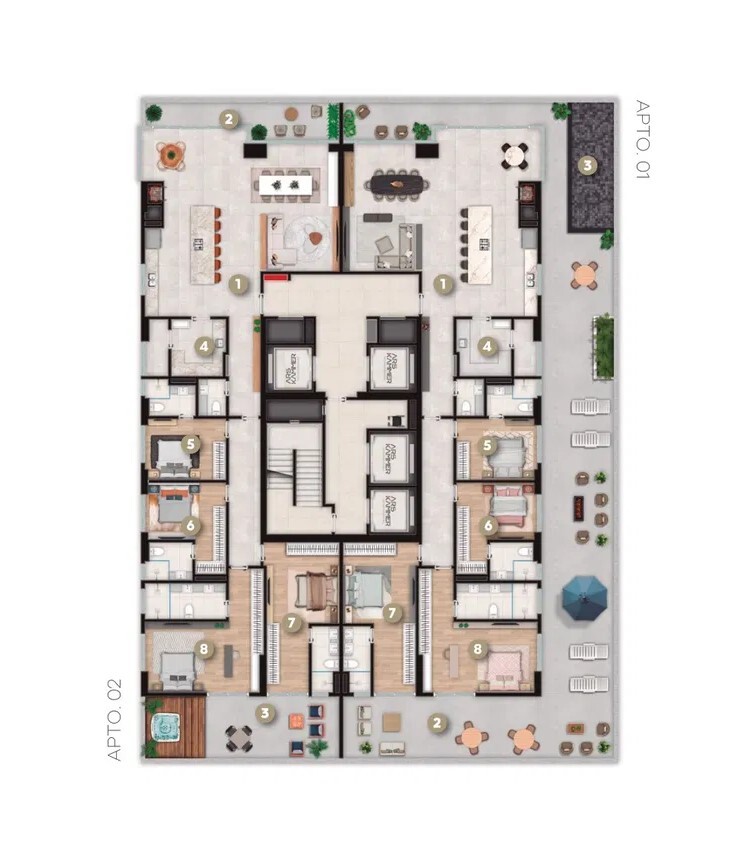 Apartamento, 4 quartos, 202 m² - Foto 8