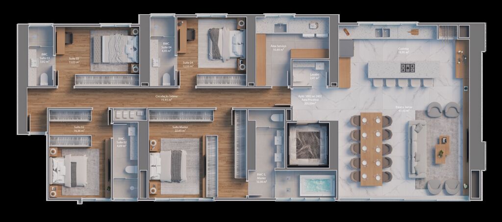 Apartamento, 331 m² - Foto 4