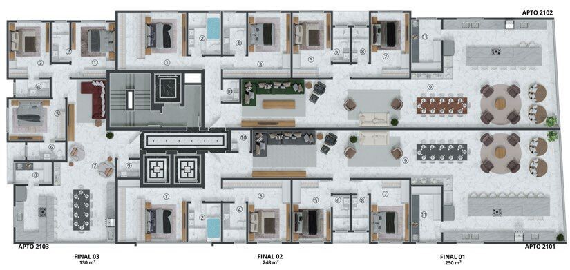 Apartamento, 250 m² - Foto 1