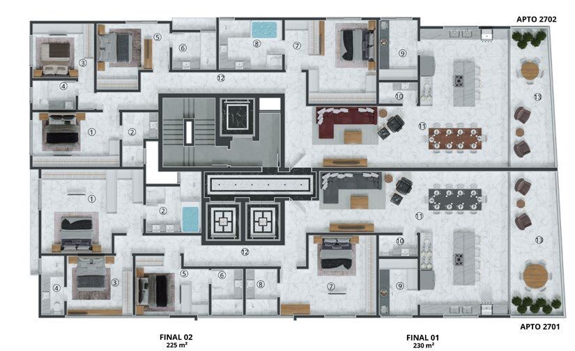 Apartamento, 250 m² - Foto 13