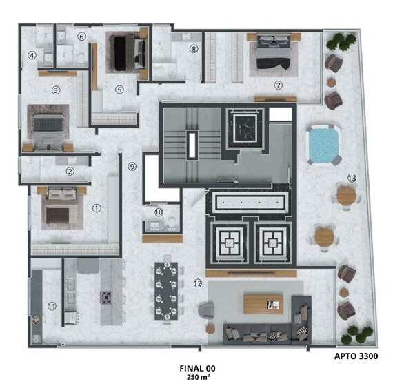 Apartamento, 250 m² - Foto 19