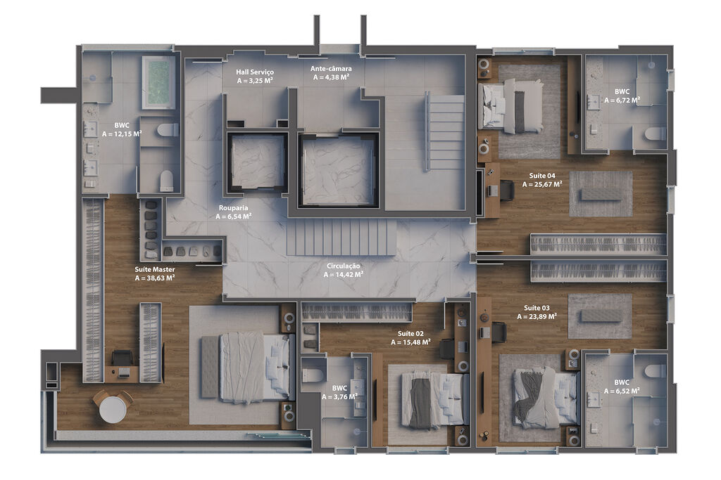 Apartamento, 4 quartos, 190 m² - Foto 14