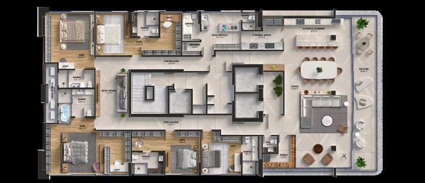 Apartamento, 380 m² - Foto 11