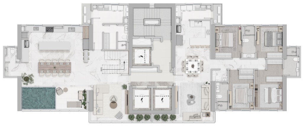 Apartamento, 5 quartos, 298 m² - Foto 2