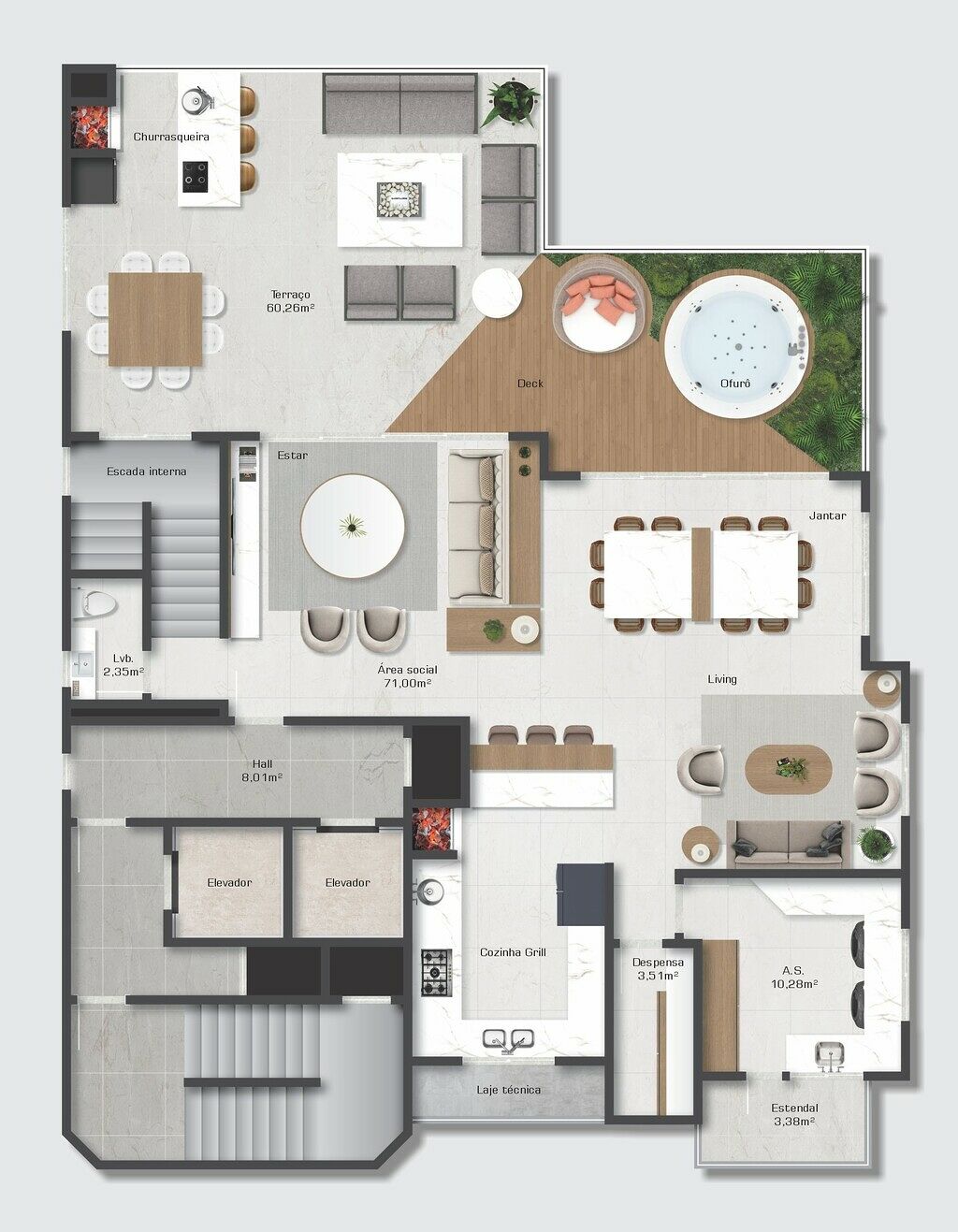 Apartamento, 5 quartos, 344 m² - Foto 6