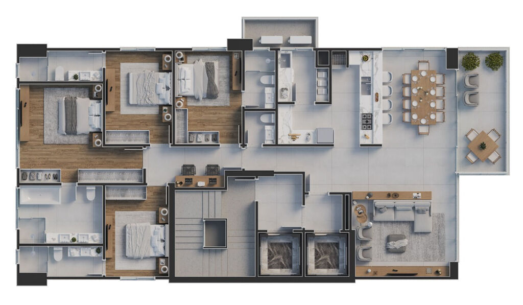 Apartamento, 4 quartos, 180 m² - Foto 7
