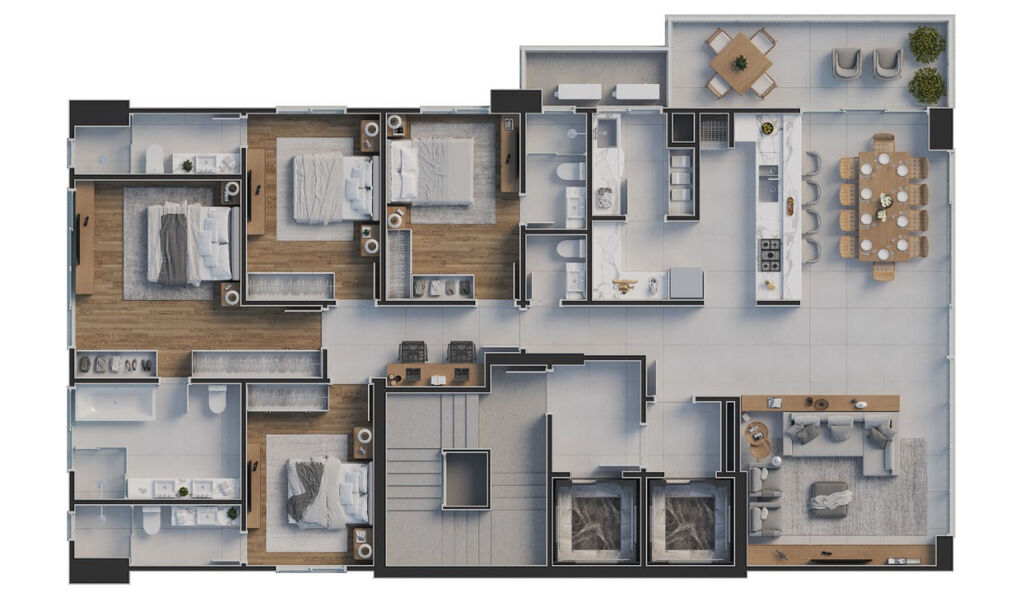 Apartamento, 4 quartos, 180 m² - Foto 8