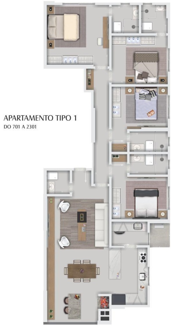 Apartamento, 4 quartos, 135 m² - Foto 6