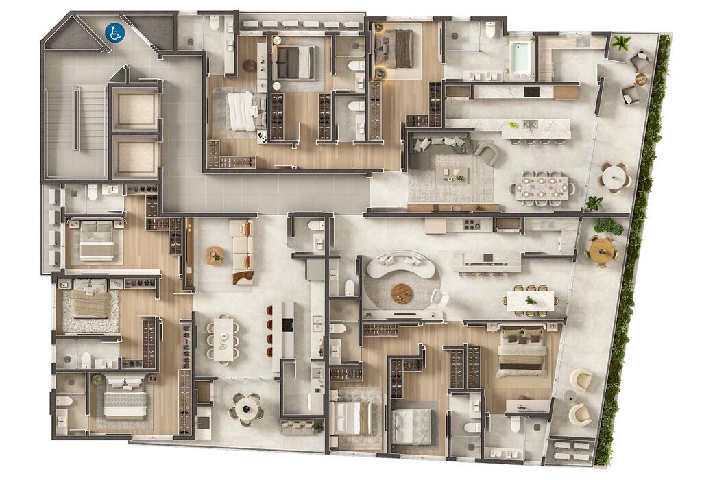 Apartamento, 4 quartos, 232 m² - Foto 3