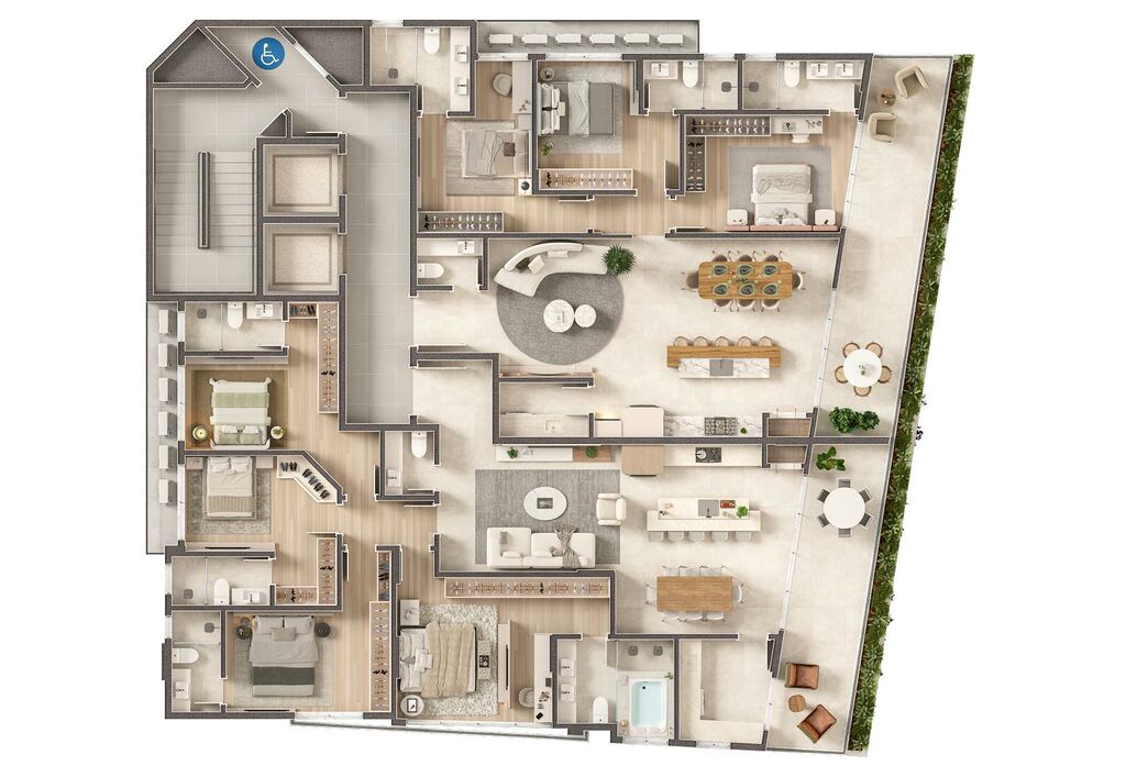 Apartamento, 4 quartos, 232 m² - Foto 5