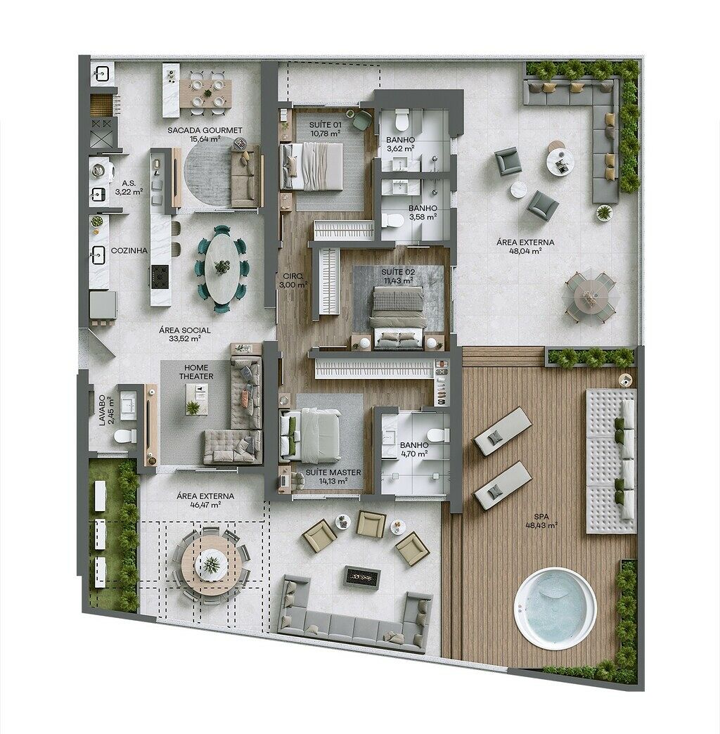 Apartamento, 5 quartos, 285 m² - Foto 6