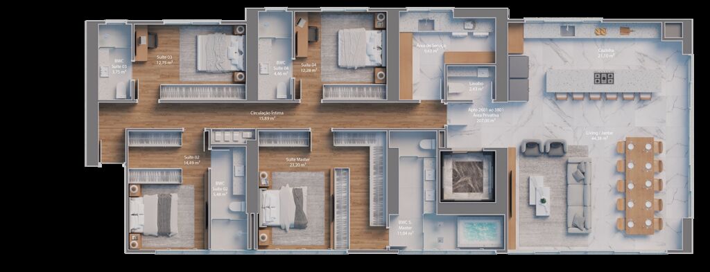 Apartamento, 239 m² - Foto 7