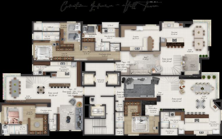 Apartamento, 320 m² - Foto 2