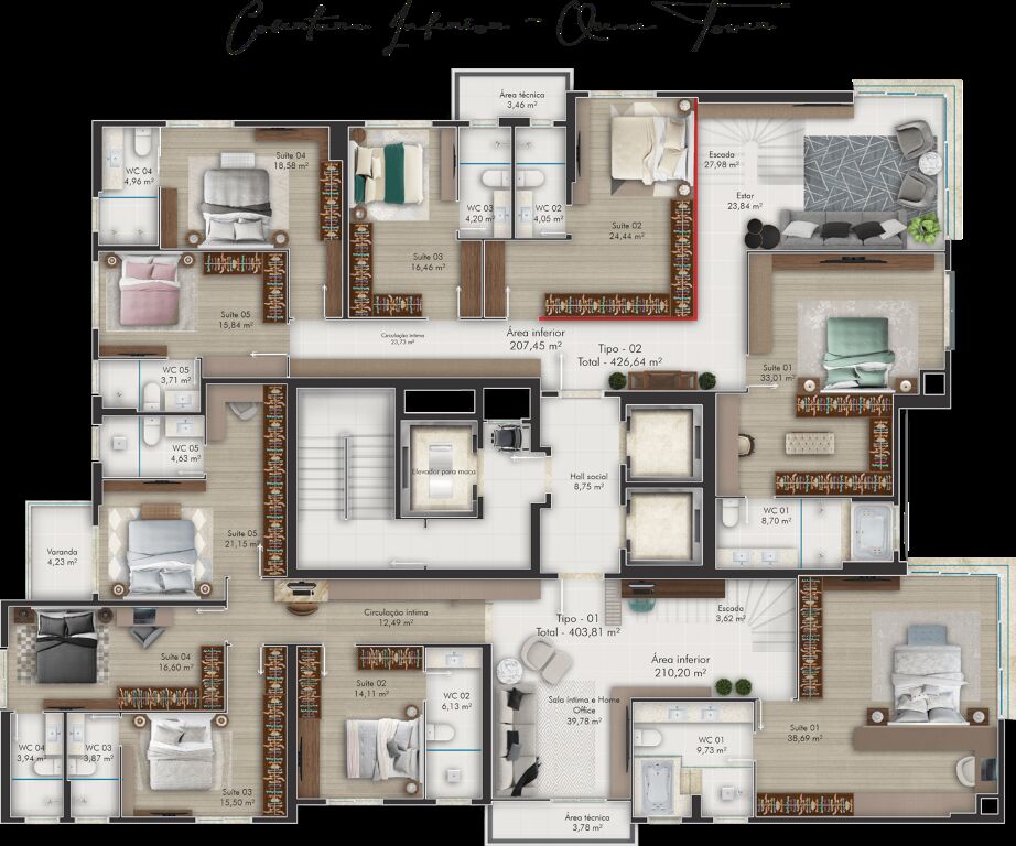 Apartamento, 320 m² - Foto 3
