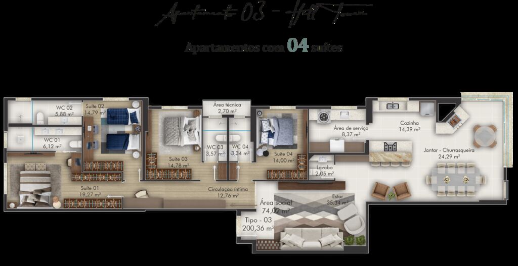 Apartamento, 320 m² - Foto 16
