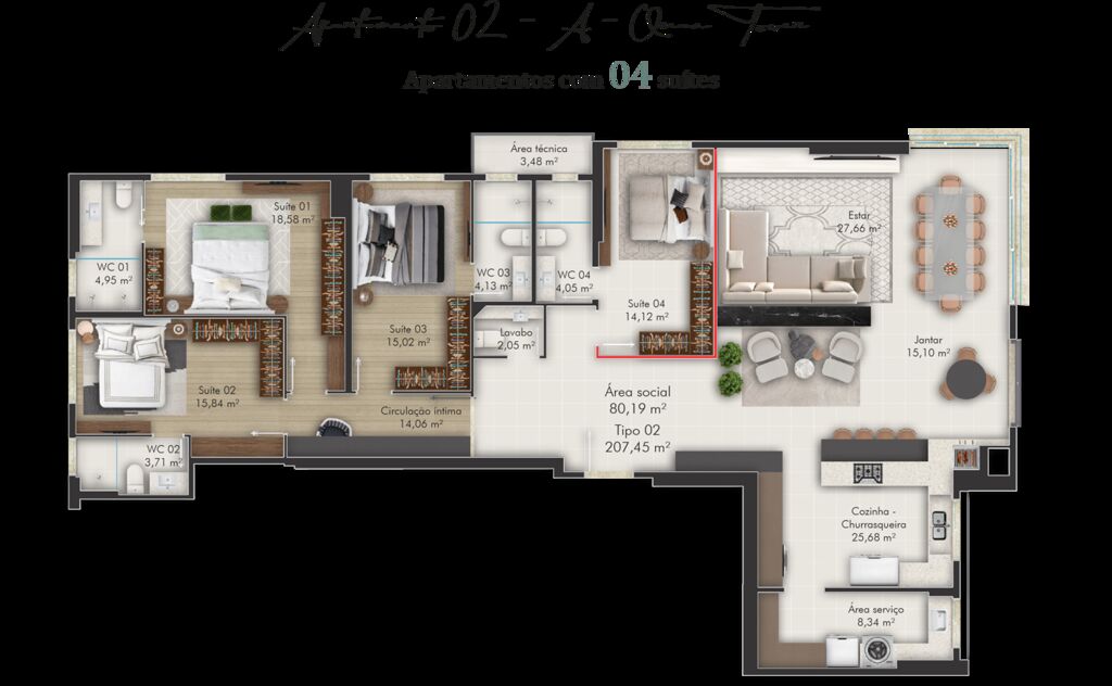 Apartamento, 320 m² - Foto 24