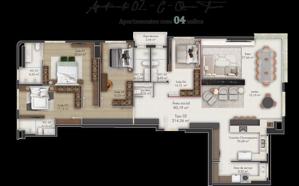 Apartamento, 320 m² - Foto 25