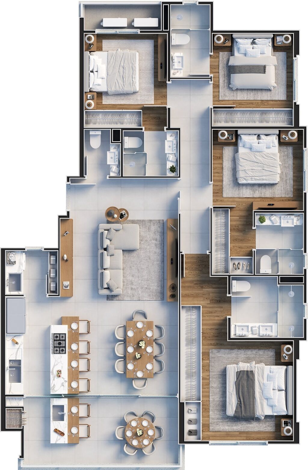Apartamento, 274 m² - Foto 1