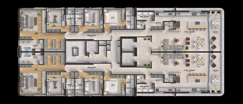 Apartamento, 6 quartos, 966 m² - Foto 6
