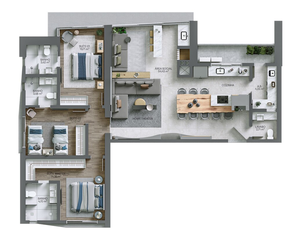 Apartamento, 271 m² - Foto 6