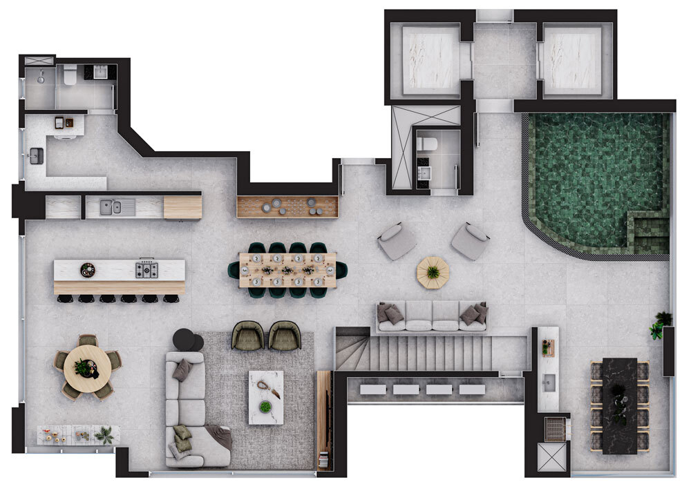 Apartamento, 4 quartos, 181 m² - Foto 11