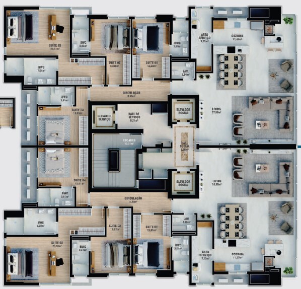 Apartamento, 5 quartos, 400 m² - Foto 5