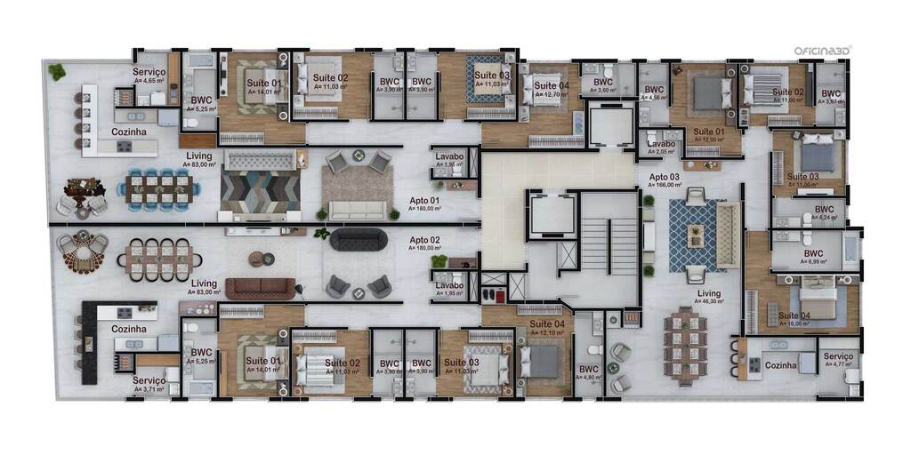 Apartamento, 4 quartos, 180 m² - Foto 5