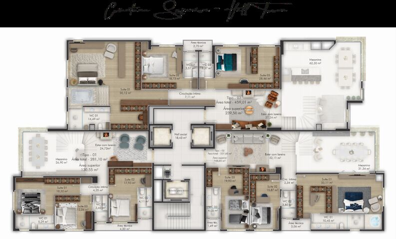 Apartamento, 4 quartos, 195 m² - Foto 4