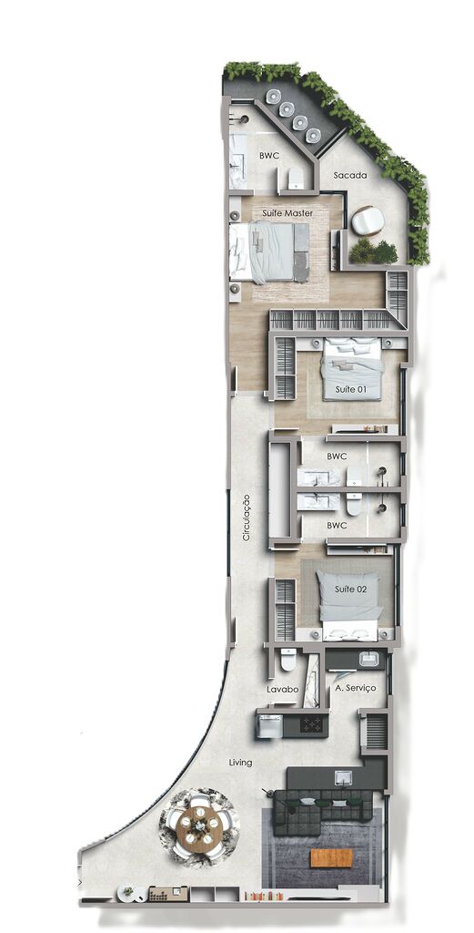 Apartamento, 4 quartos, 391 m² - Foto 1