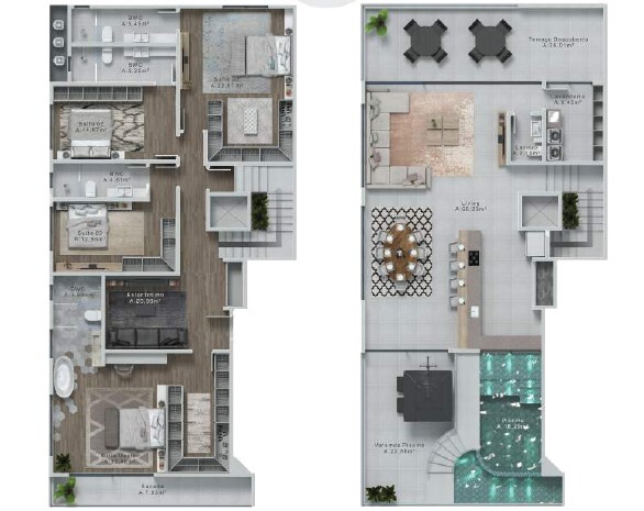 Apartamento, 3 quartos, 161 m² - Foto 22