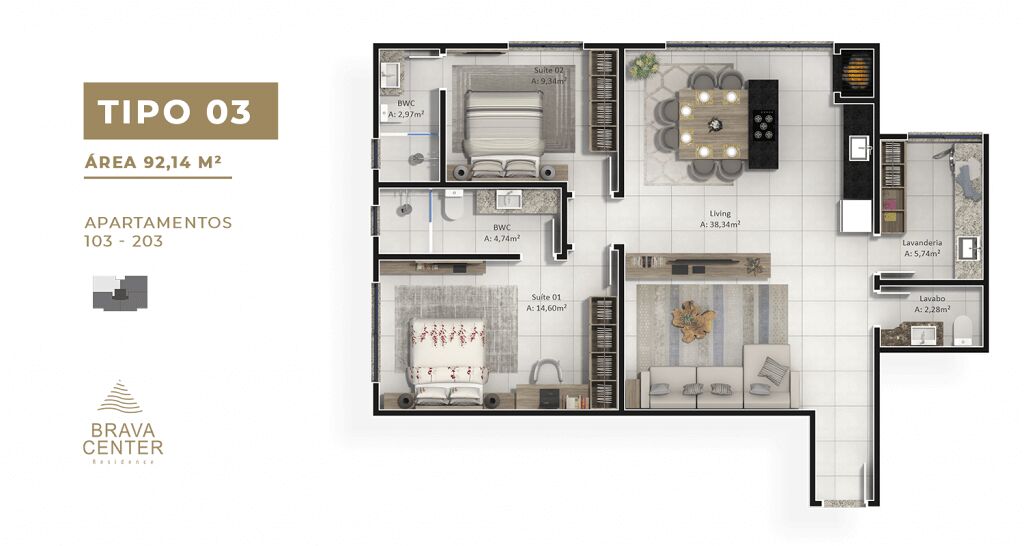 Apartamento, 3 quartos, 369 m² - Foto 4