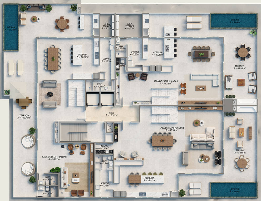Apartamento, 4 quartos, 505 m² - Foto 3