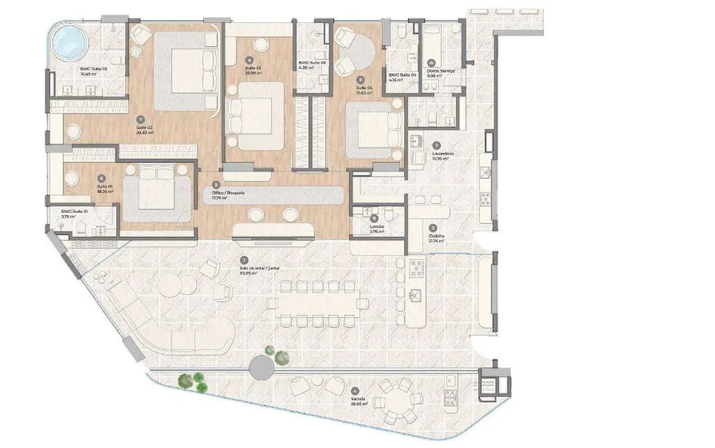 Apartamento, 329 m² - Foto 4