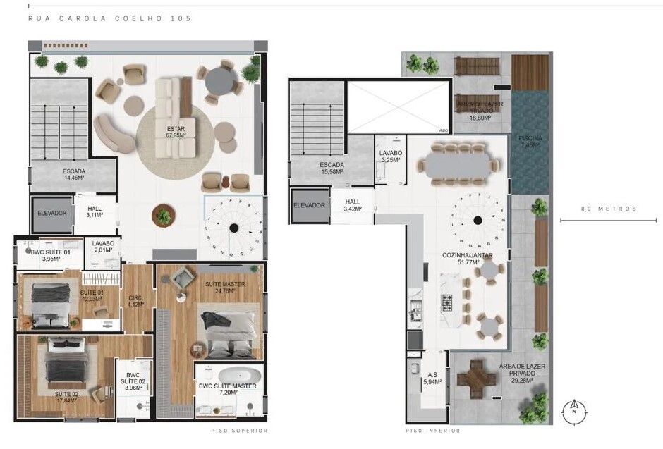 Apartamento, 3 quartos, 276 m² - Foto 3