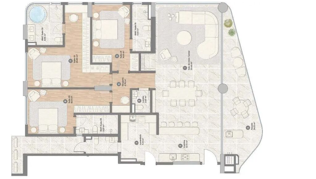 Apartamento, 668 m² - Foto 2