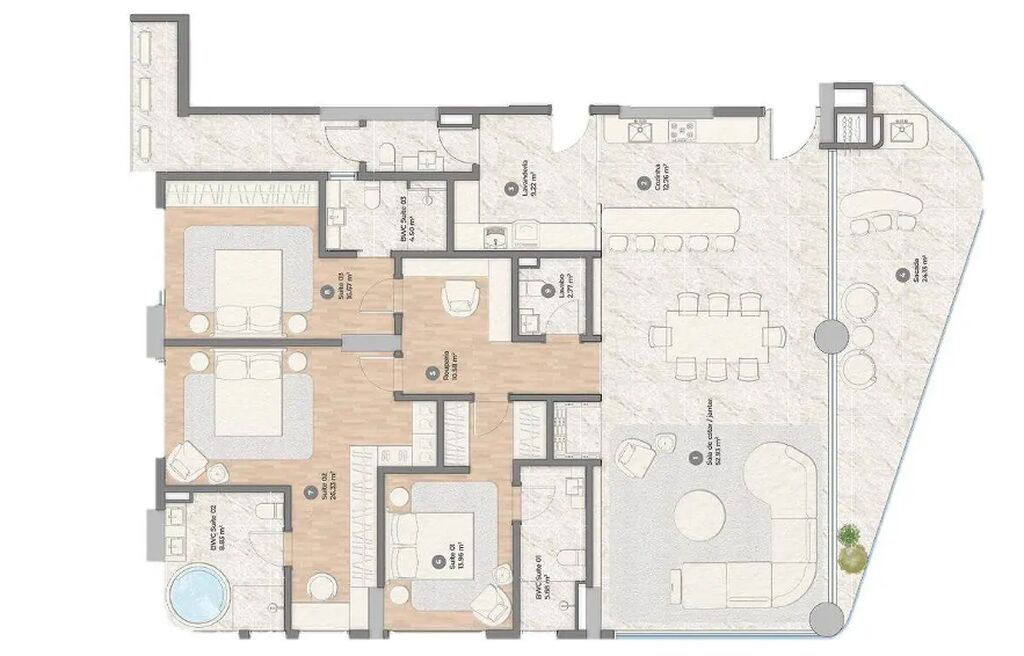 Apartamento, 4 quartos, 567 m² - Foto 3