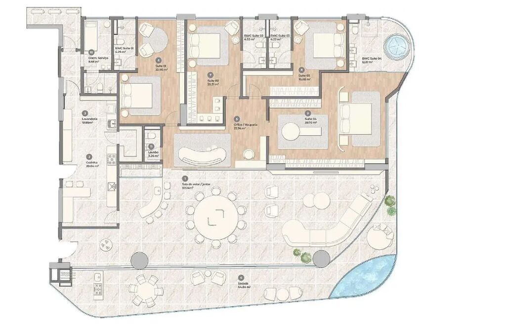 Apartamento, 4 quartos, 567 m² - Foto 10