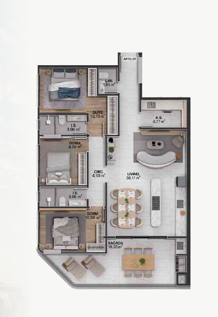 Apartamento, 202 m² - Foto 6