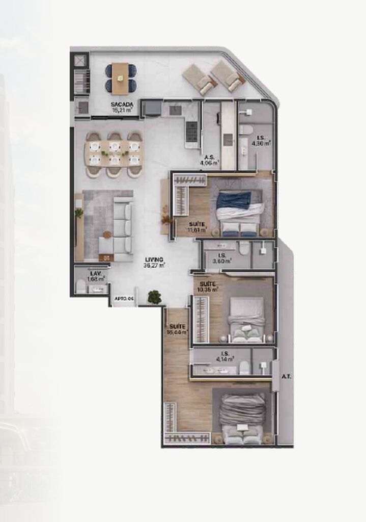 Apartamento, 202 m² - Foto 10
