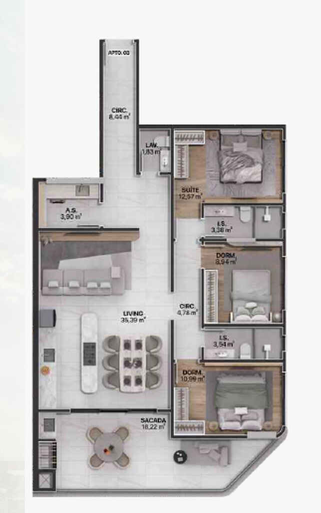 Apartamento, 202 m² - Foto 12