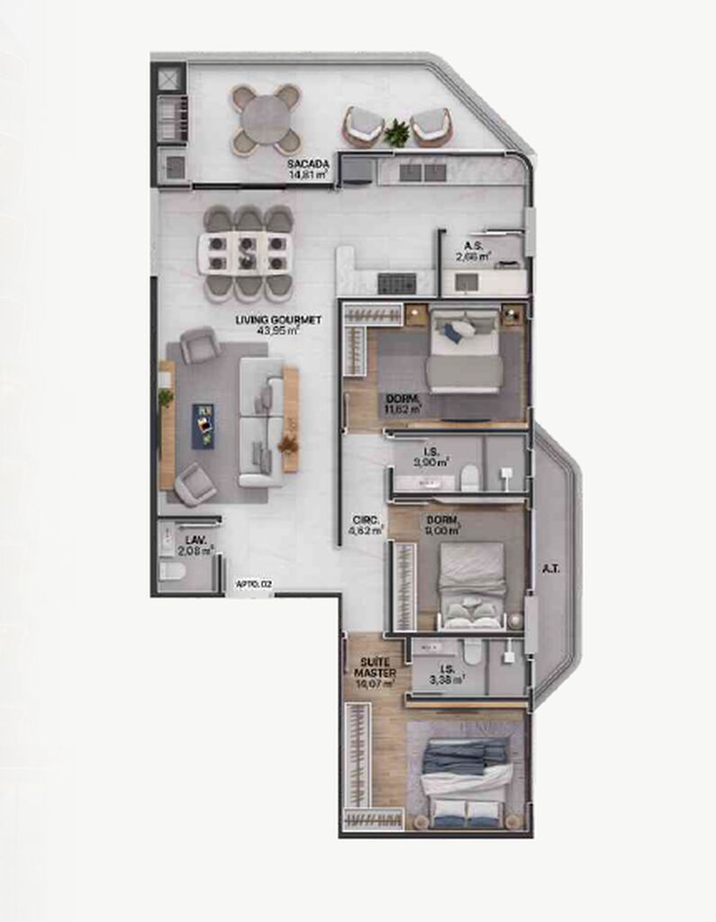 Apartamento, 202 m² - Foto 14