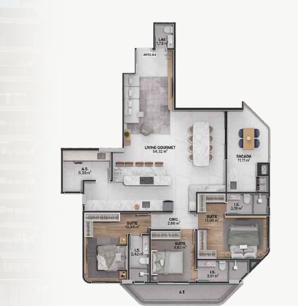 Apartamento, 202 m² - Foto 16