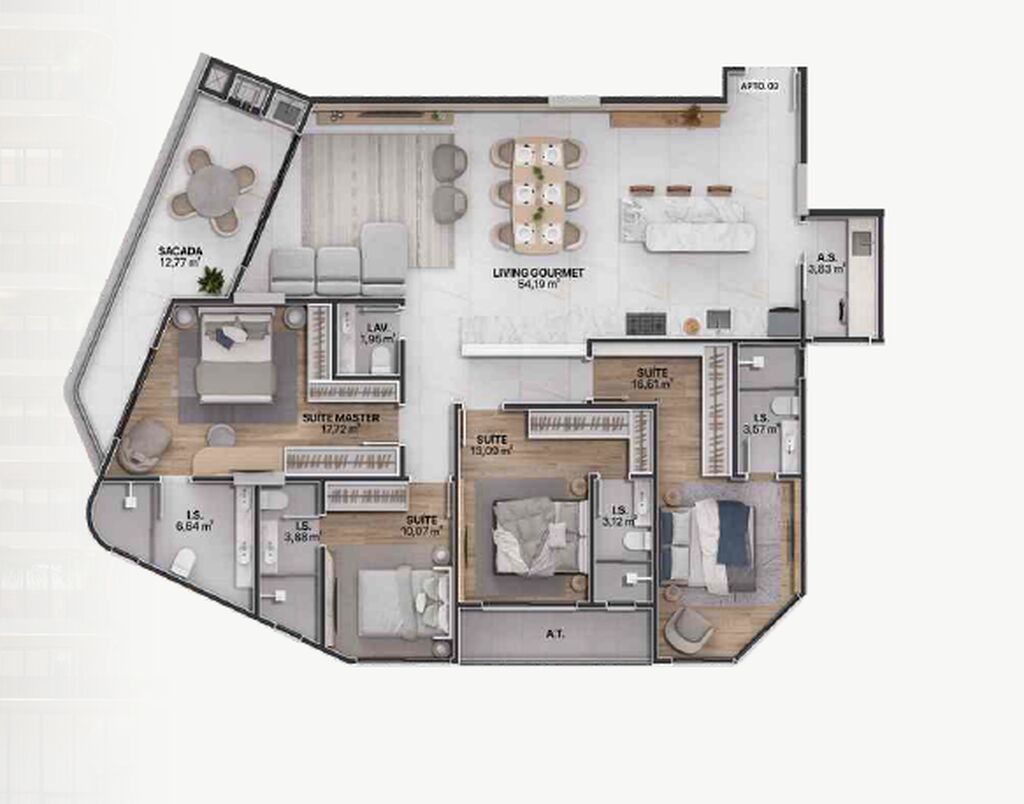Apartamento, 202 m² - Foto 17