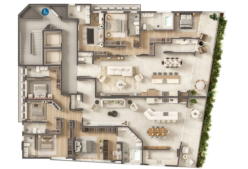 Apartamento, 4 quartos, 180 m² - Foto 4